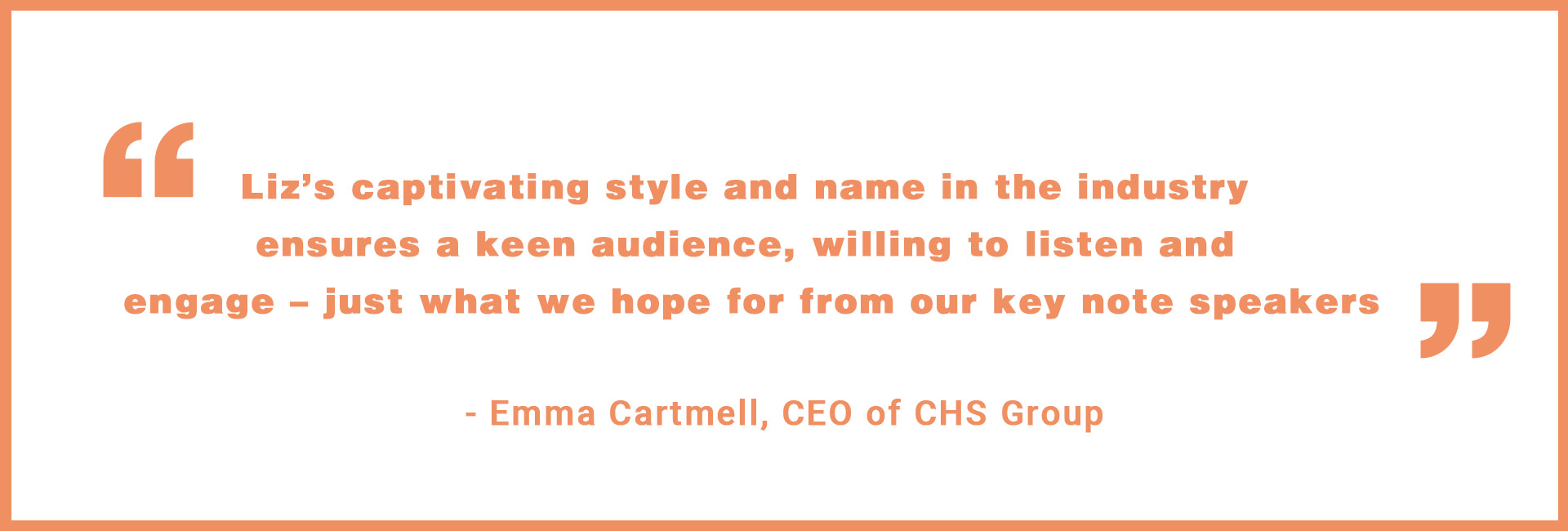Quote Emma Cartmell, CEO of CHS Group copy